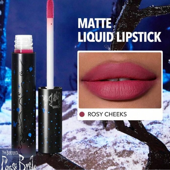 SHEGLAM | Corpse Bride Everlasting Love Liquid Lipstick-Rosy Cheeks Pink Gothic - Picture 1 of 8